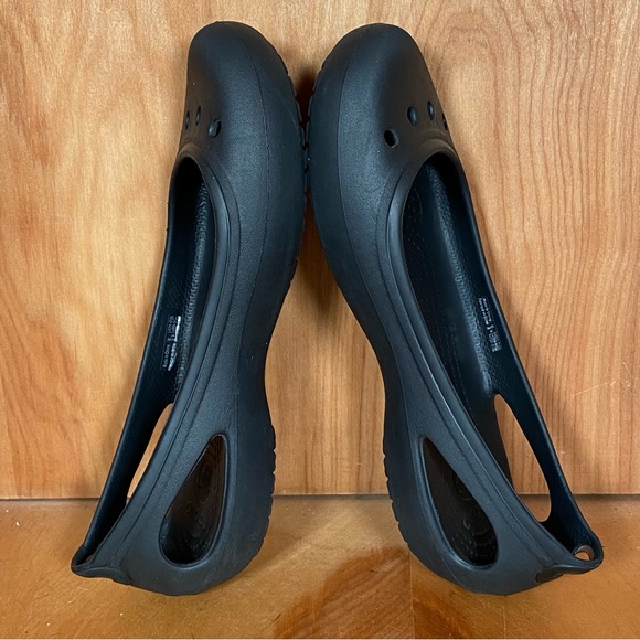 Womens 7 Crocs Kadee Flats Black SEF1503 - Picture 6 of 8